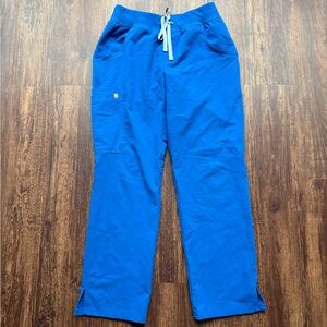 FIGS Women’s Royal Blue Kade Cargo Scrub Pants - Size Small Petite
